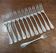 Set of 12 silver-plated metal forks christofle