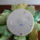 Flower candle holder in faience Old Capodimonte