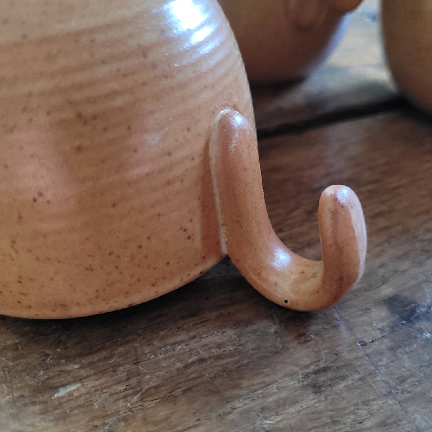 Glazed stoneware mug — Gras & Village, France, 1970s