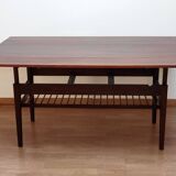 Lifting coffee table, Denmark, 1960s in teak