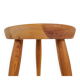 Modern Scandinavian Sculptural Stool in Pine, Sweden, 1970s