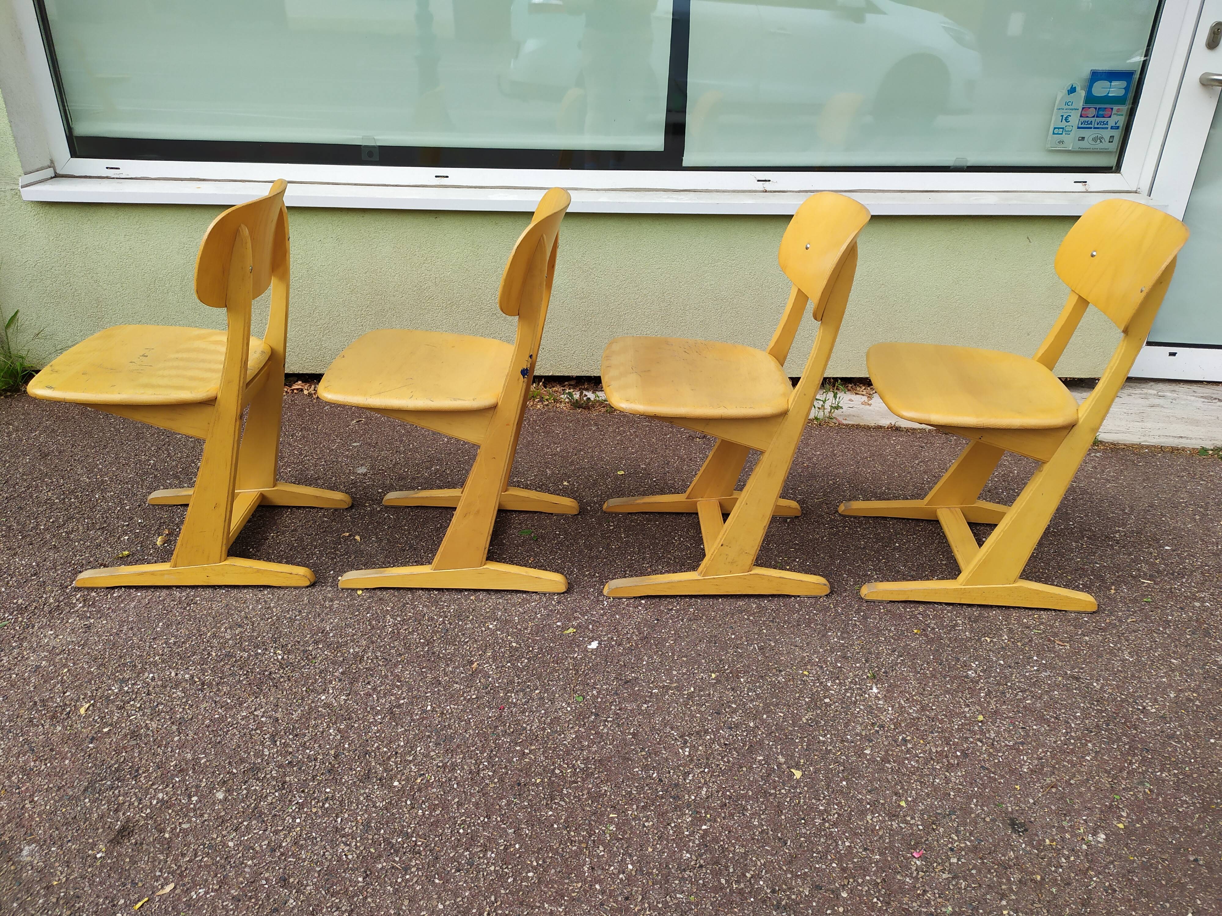 Lot de 4 chaises Casala - vintage