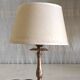 Gold brass table lamp XS - mid 20th century