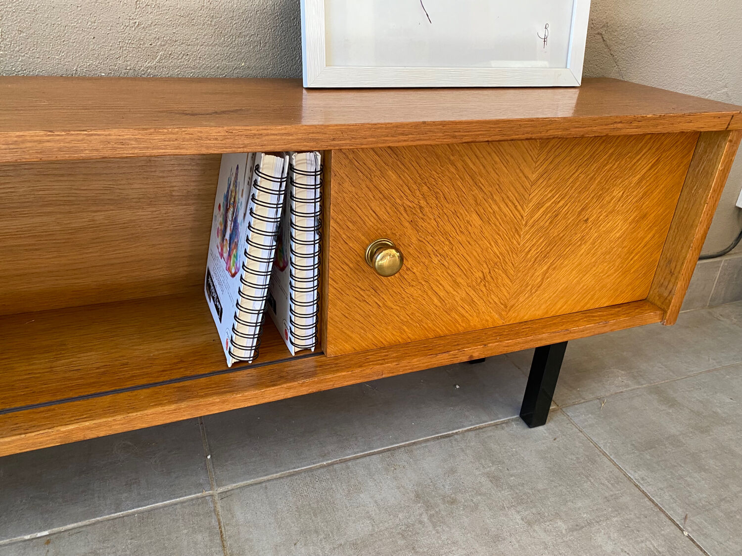 Vintage wooden sideboard (shallow)