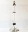 Pied de lampe art déco en acier & plexiglas