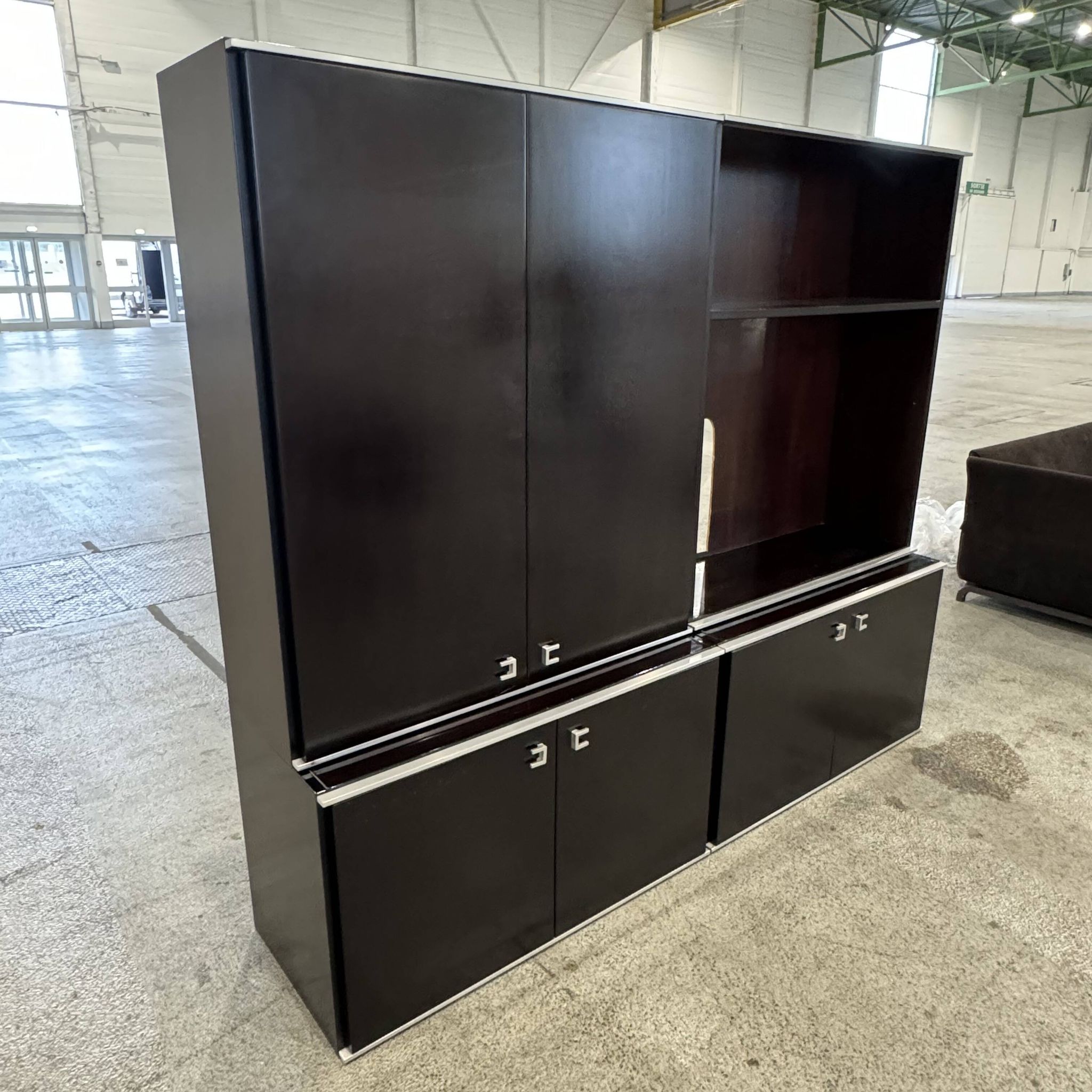 Buffet, meuble de rangement en acajou par Abbondinterni, Italie 1970