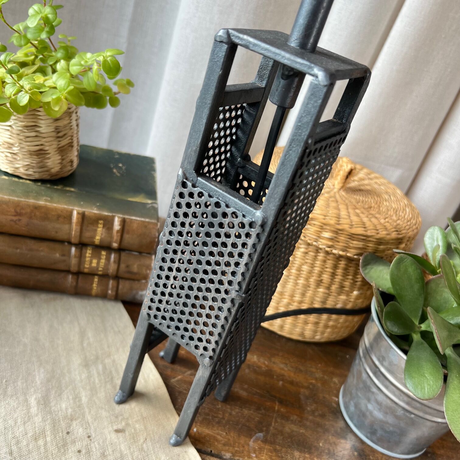 Handmade lamp industrial style