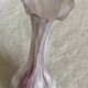 Clichy vase 1900 speckled opaline white and pink