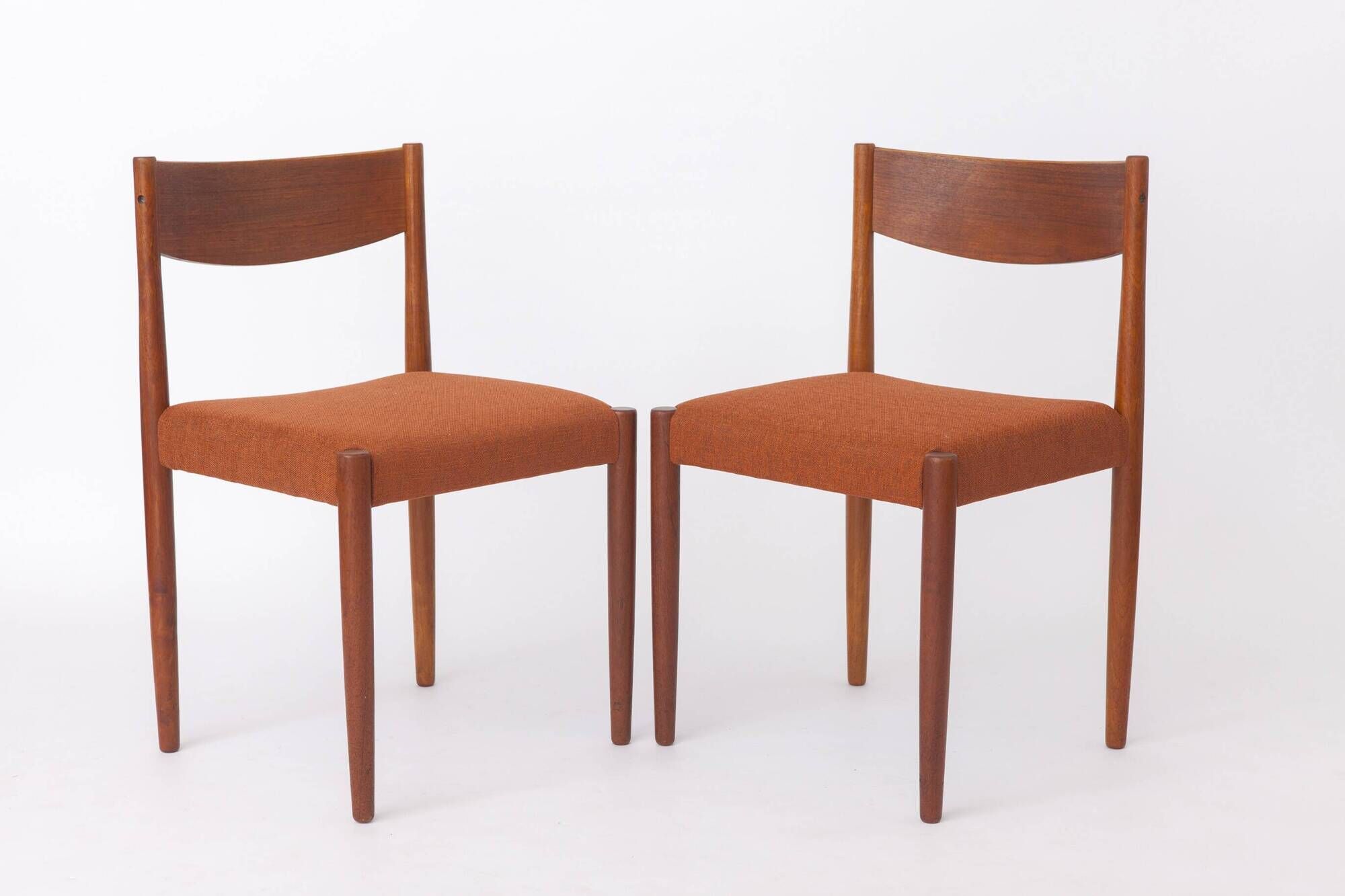 Set of 4 Poul M. Volther Teak Dining Chairs for Frem Røjle, 1960s Vintage