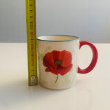 Lunéville porcelain coffee/tea service - "Poppy" collection