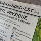 Ancienne carte scolaire : France, Nord-est, Hatier Kaeppelin.