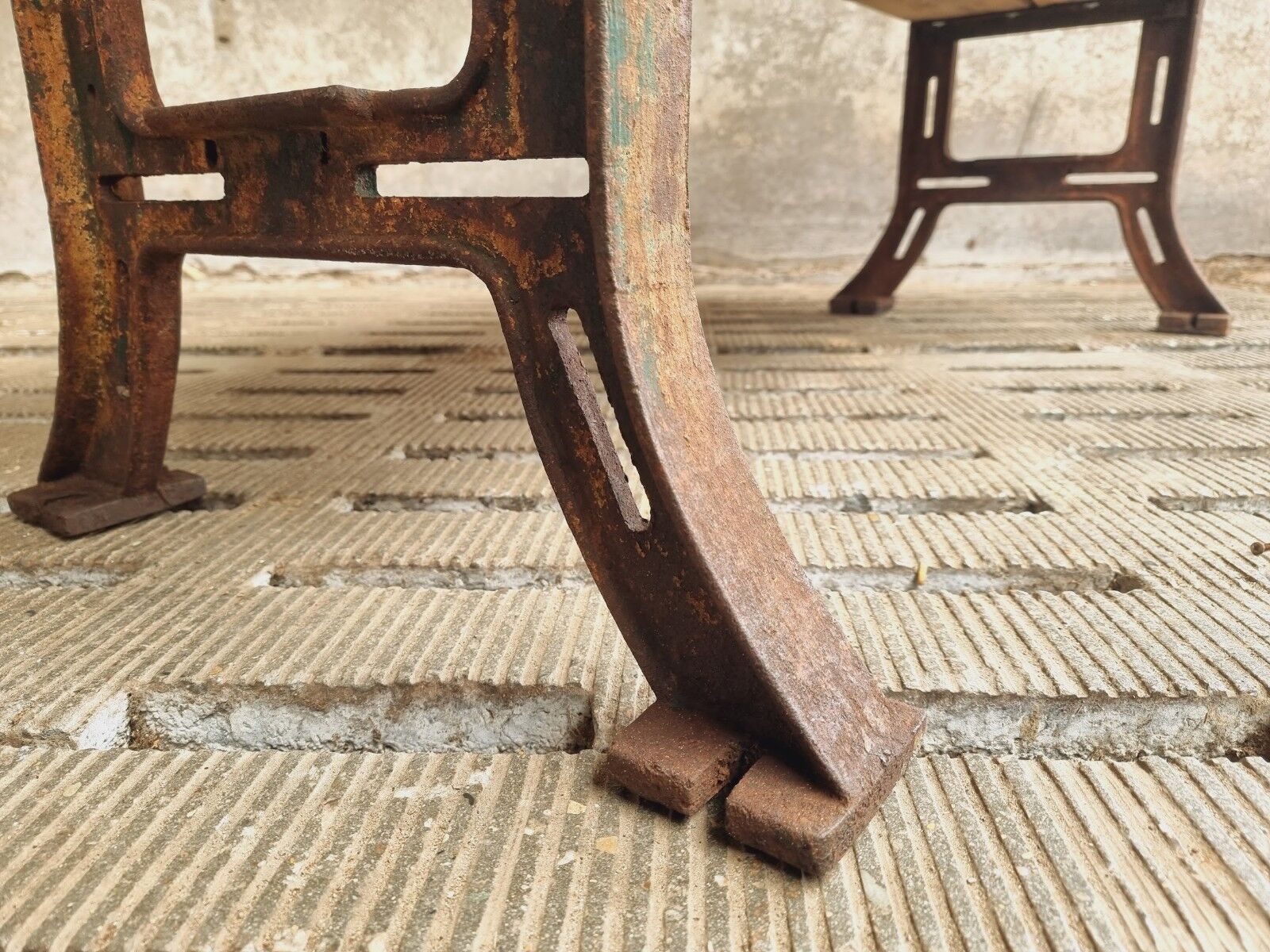 Industrial table side table kitchen island or bathroom furniture