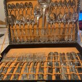 Old 51-piece cutlery set with Achille Princet hallmarks