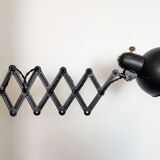 Black Industrial Bauhaus Scissor Wall Lamp from Kaiser Idell, 1930s