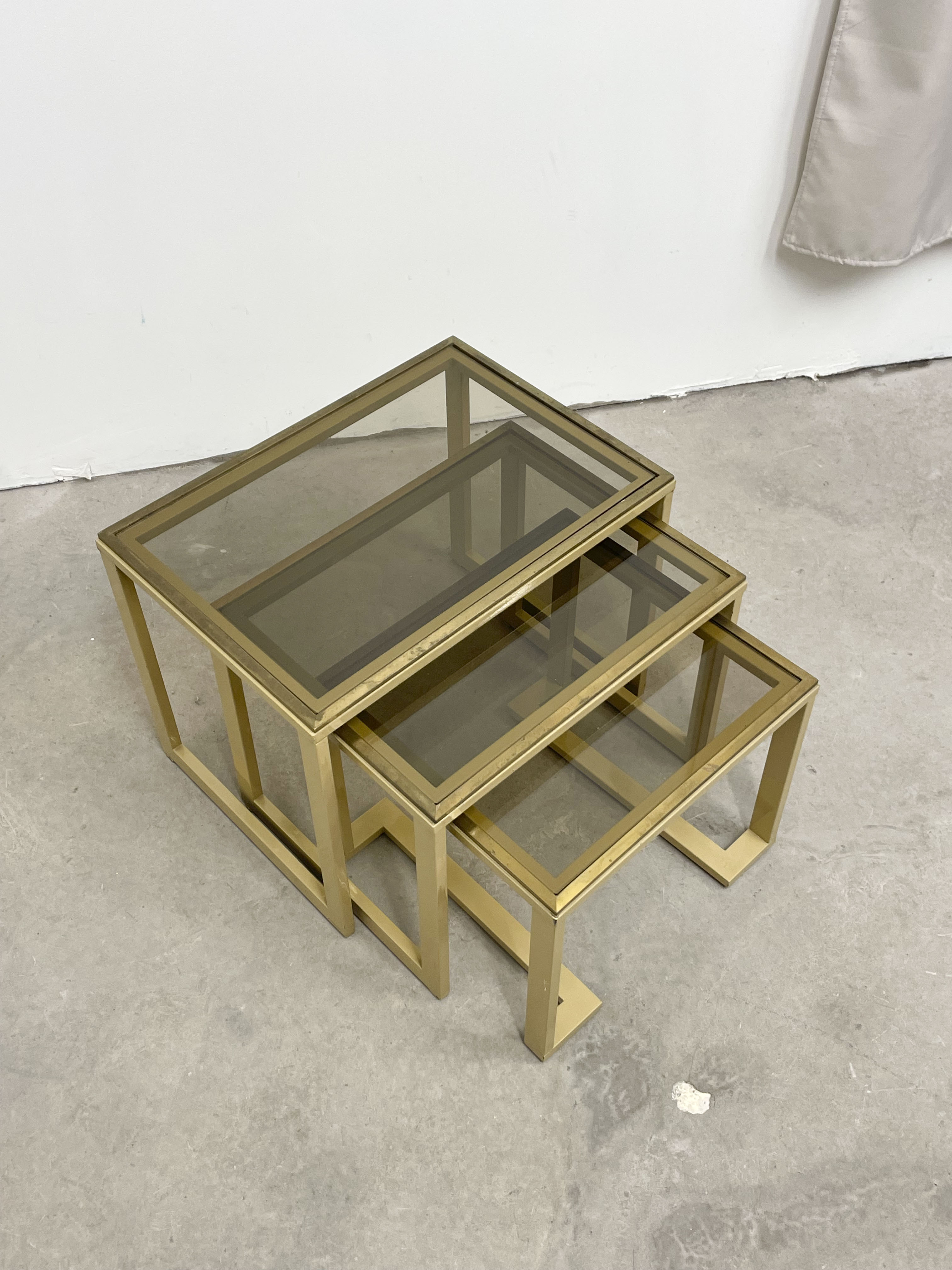 Trio de tables gigognes