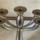 Grand chandelier modulable 5 branches (38 cm) en métal chromé 