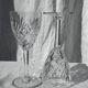 Lot de 12 verres à eau chantilly par saint-louis