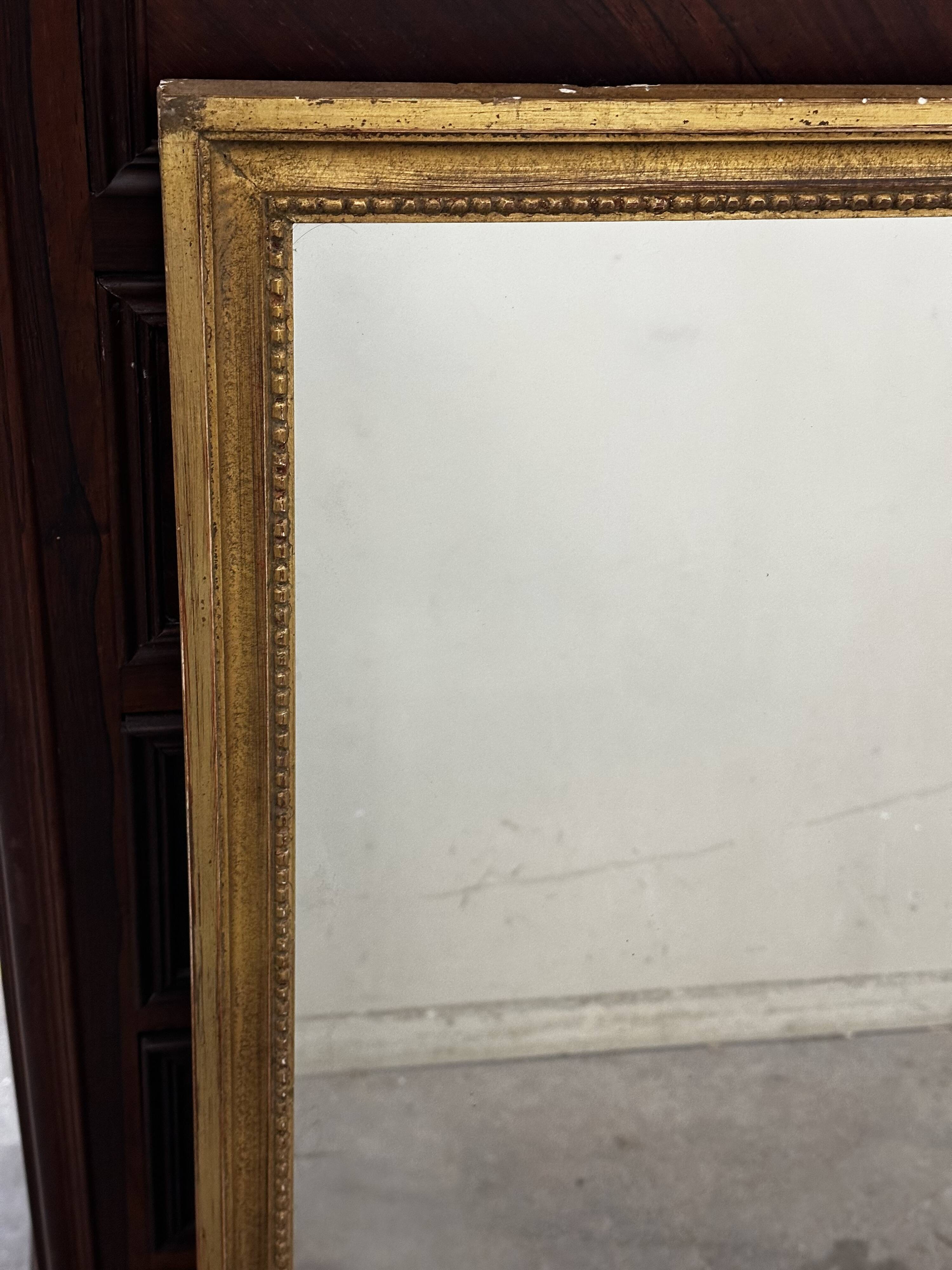 Grand miroir - contour Bois Doré