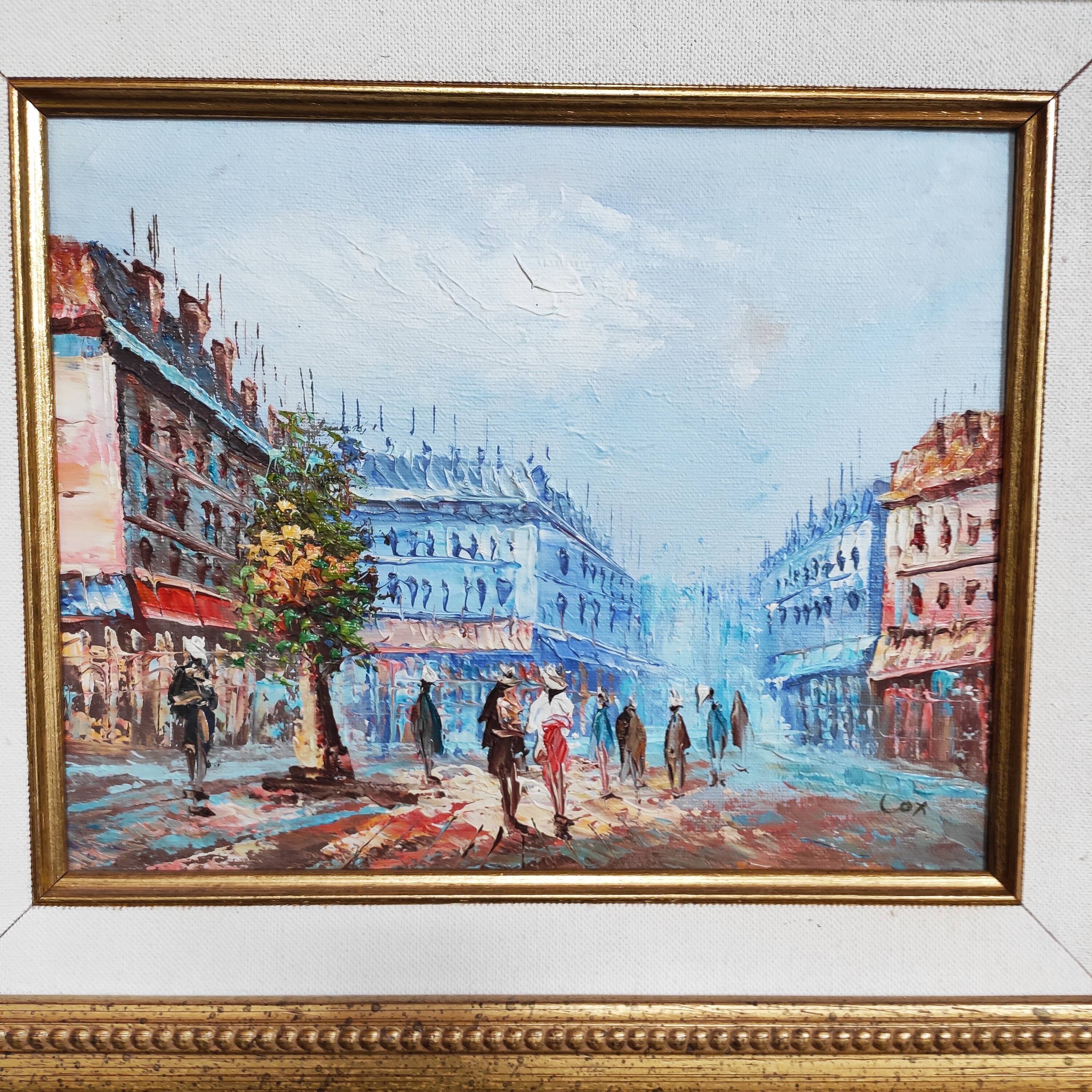 "Paris Street" wall painting