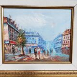 "Paris Street" wall painting