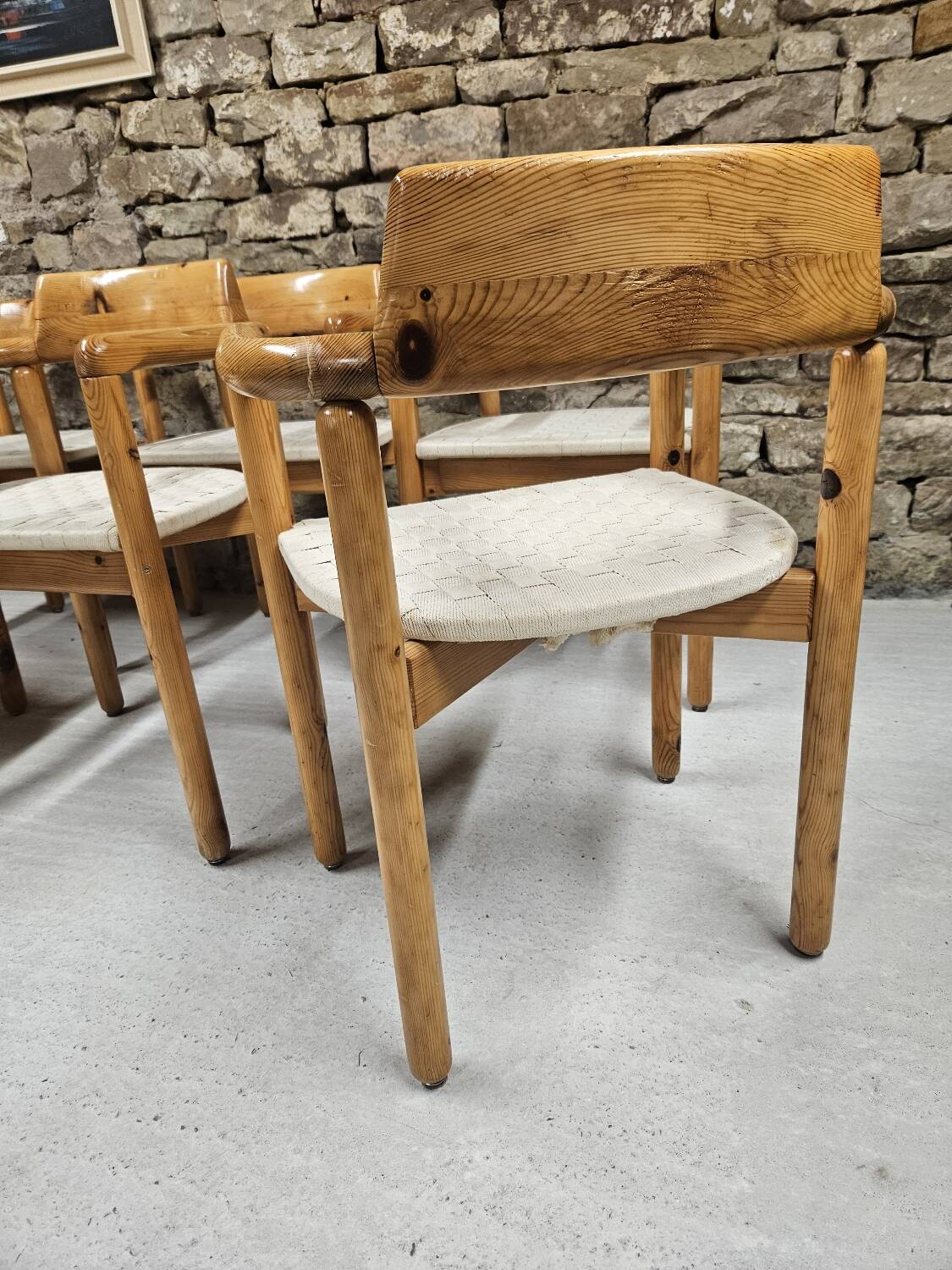 Lot of 6 Rainer Daumiller armchairs
