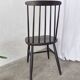 Vintage Black Beech Dining Chair: Ilmari Tapiovaara Style, Scandinavian