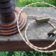 Art Deco turned wood lamp