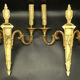 Paire d'appliques style Louis XVI par Lucien Gau, Paris