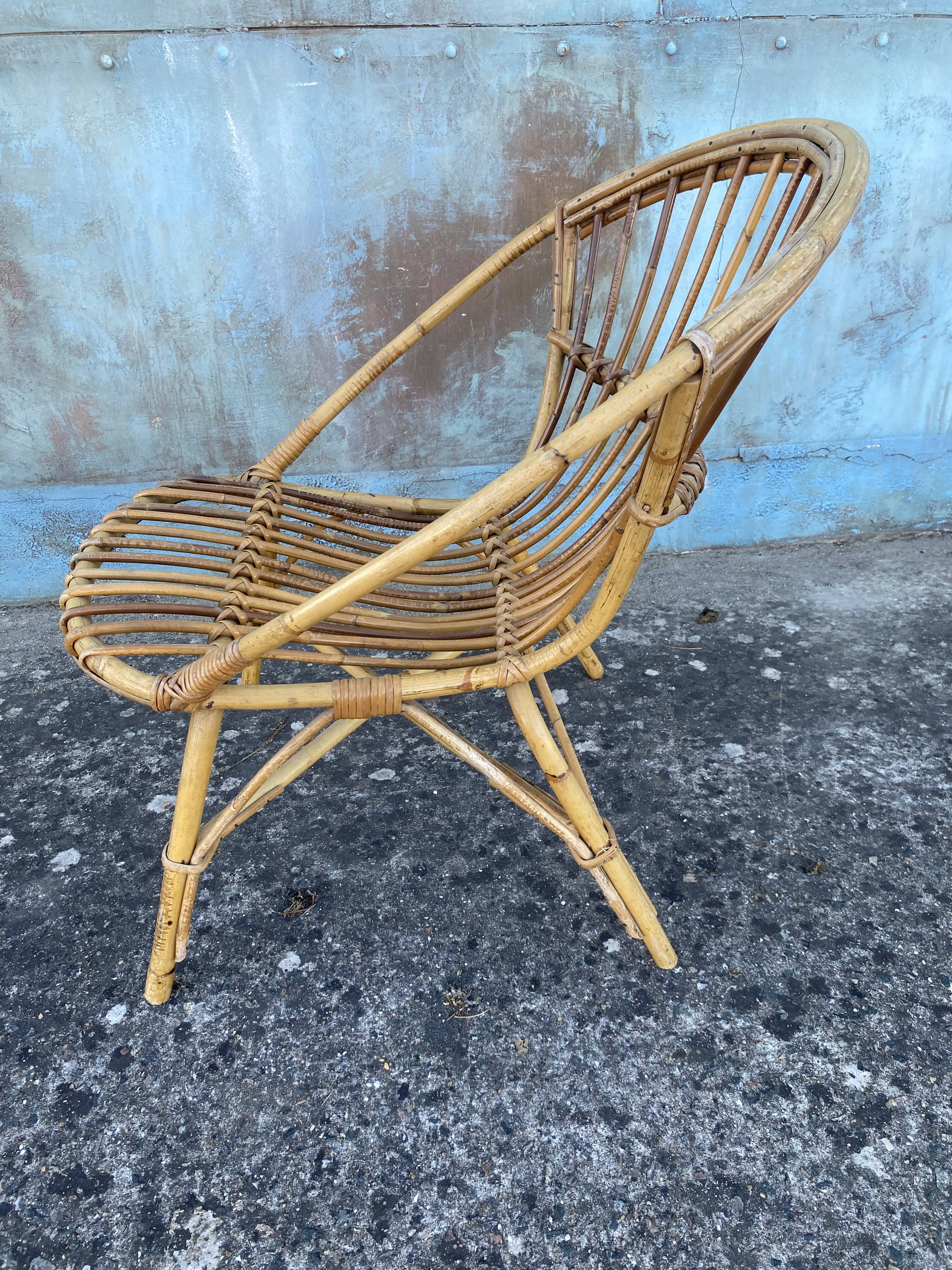 Fauteuil en rotin