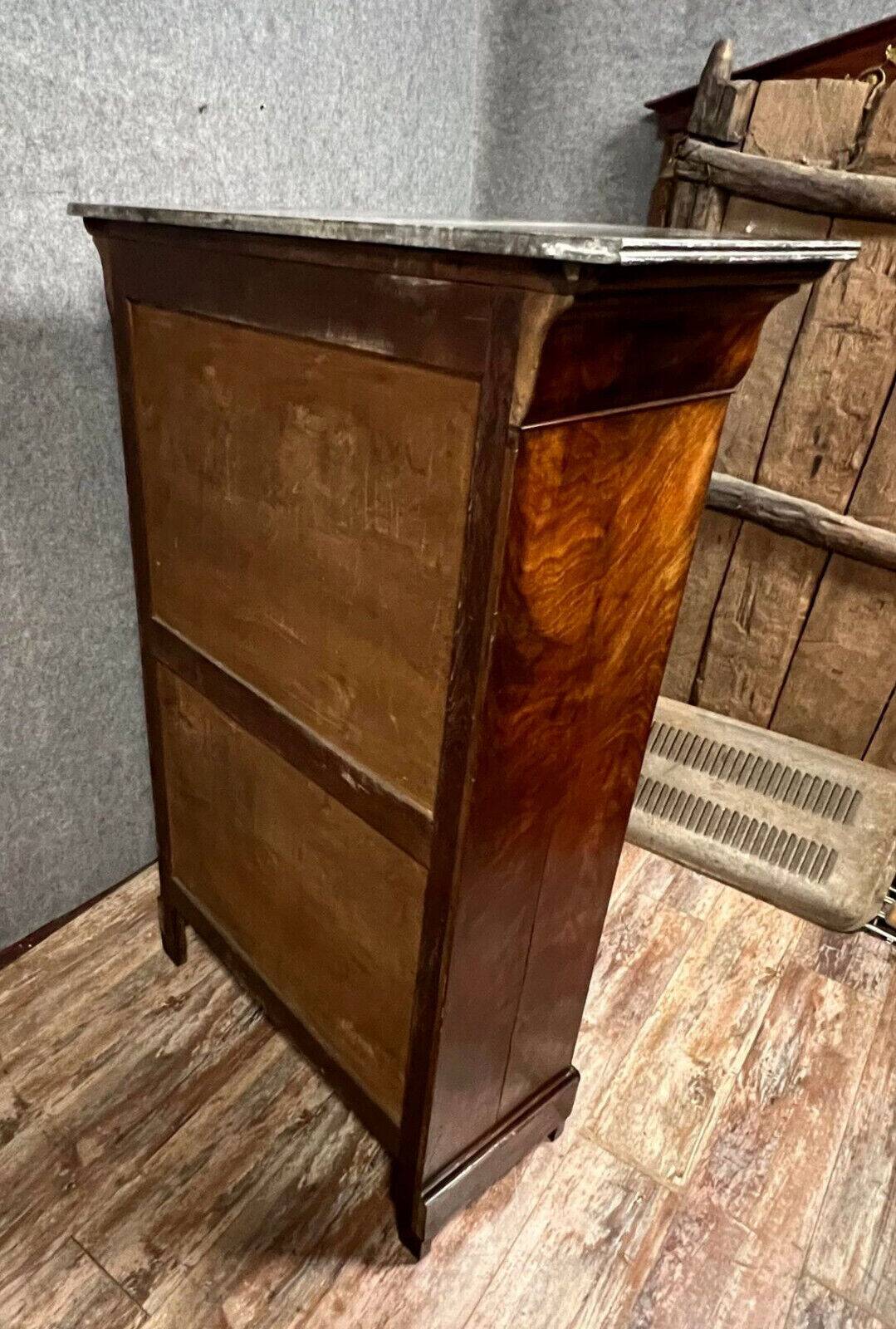 Louis Philippe period Parisian secretary in mahogany circa 1830