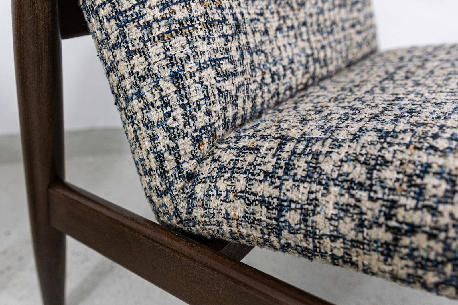 Vintage armchair GFM-64 by Edmund Homa, GFM, Poland, 1960s