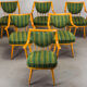 German Beech Armchairs from Casala, 1950s, set of 6