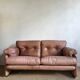 Coronado sofa by Tobia Scarpa in leather