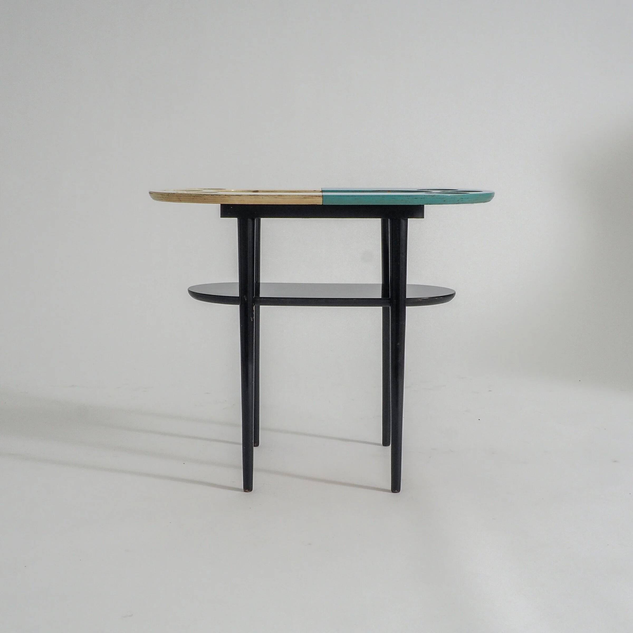 50s plant table, side table