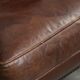 Set of 2 subtle sheepskin wingback armchairs in English style
