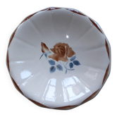 Vintage round dome serving dish from Digoin Sarreguemines 200896