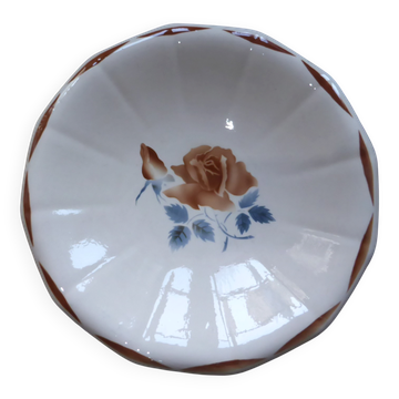 Vintage round dome serving dish from Digoin Sarreguemines 200896