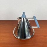 Postmodern German stainless steel kettle by Fissler, 1980s.