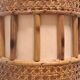 Vintage bamboo wall lamp