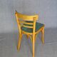 4 baumann chairs 1960 wooden bistro "linoleum"
