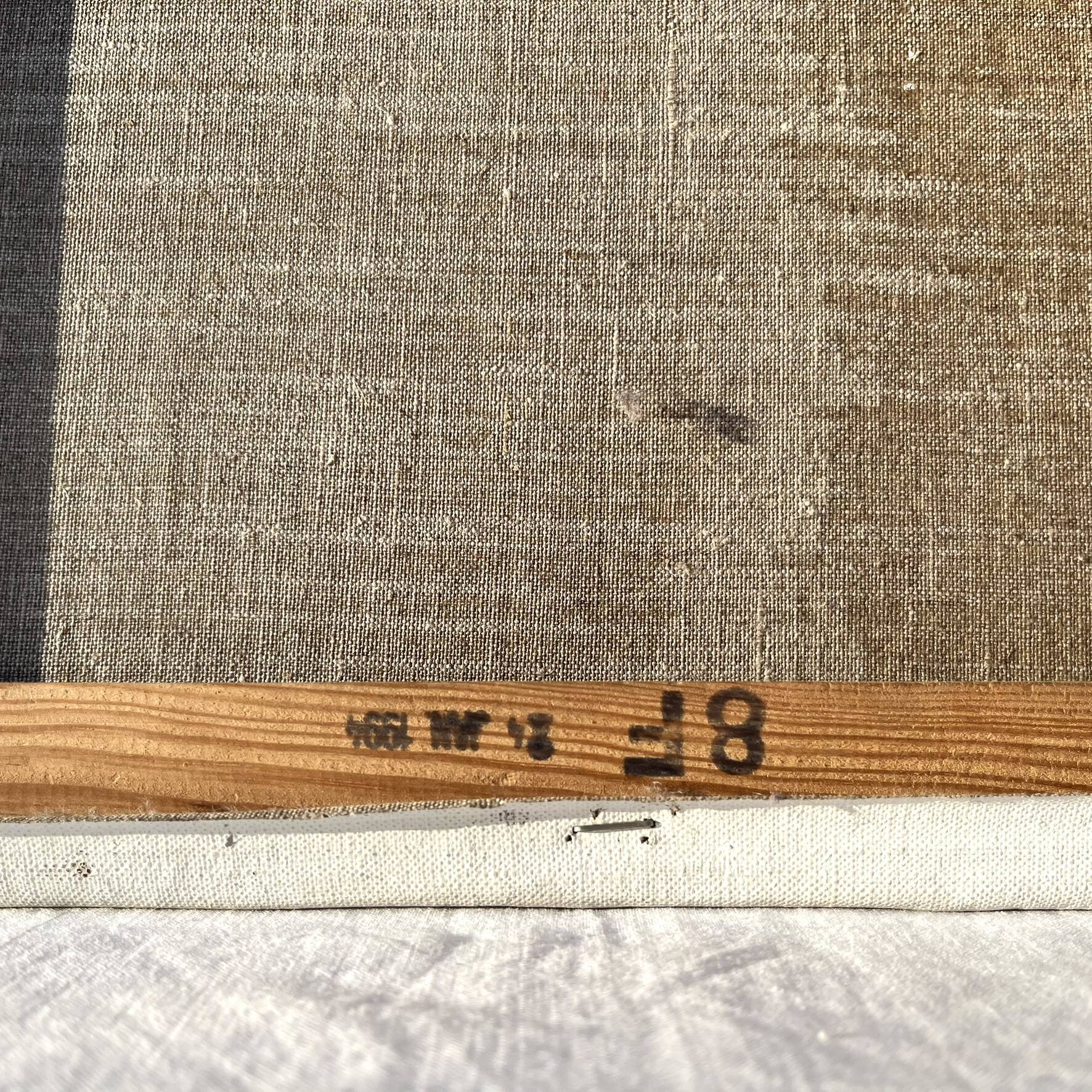 Contemporary still life with flowers, blue flowers, J. Heguy