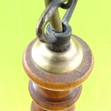 3-branched chandelier in opaque glass