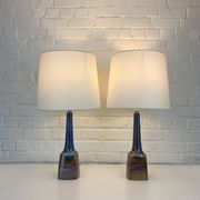 Pair of Scandinavian ceramic table lamps, Søholm Stentøj, Denmark, 1960