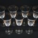 7 Fine Crystal Stemmed Wine or Water Glasses - Baccarat? / Saint Louis?