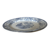 Large round antique dish