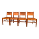 Chaises danoises, années 1960, ensemble de 4