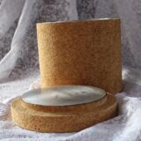 Cork vintage ice bucket