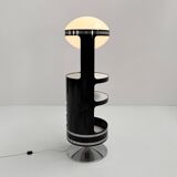 Bar Cabinet Pivotant avec Lampe Intégrée, 1960