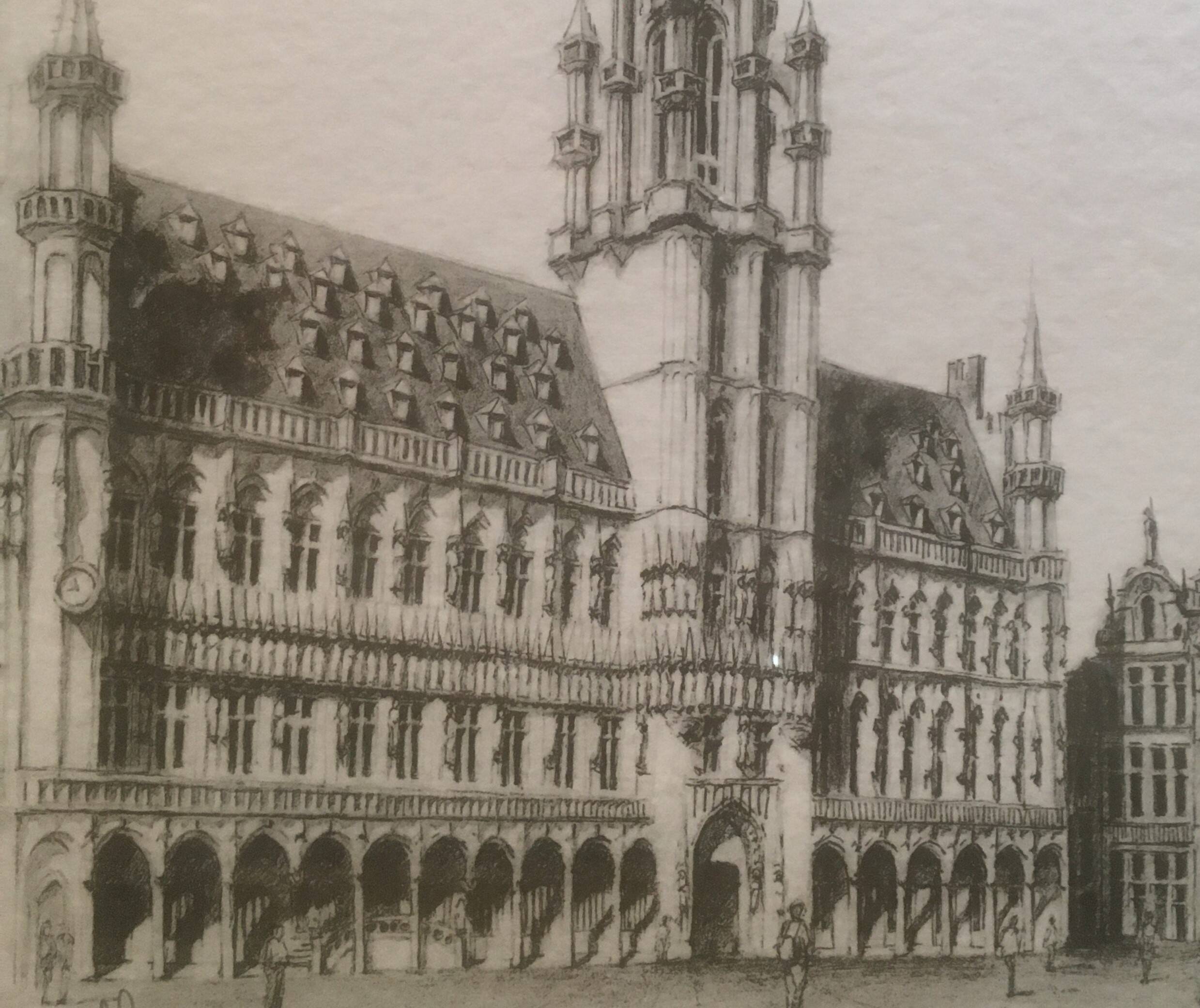 Framed prints Brussels City Hall