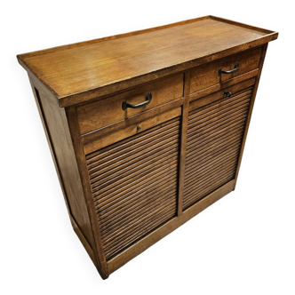 Roll-top filing cabinet - notary's cabinet - professional cabinet